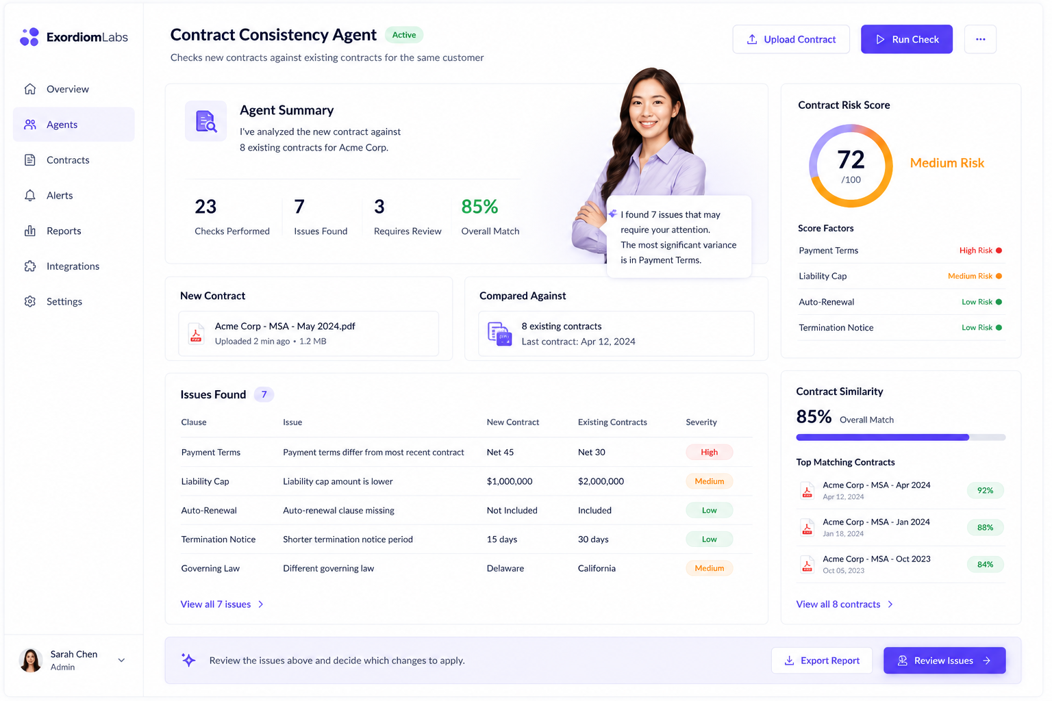 Contract Consistency — interface